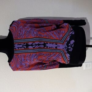 HALE BOB size SM Aztec silk top, $178.00